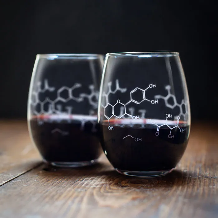 We Designed These Glasses To Display The Chemistry Of What’s In Your Glass.