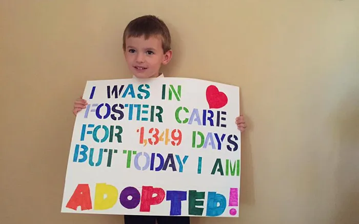 70 Heartwarming Pics Of Children Who Were Just Adopted