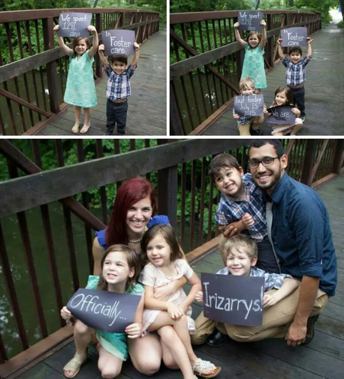 70 Heartwarming Pics Of Children Who Were Just Adopted