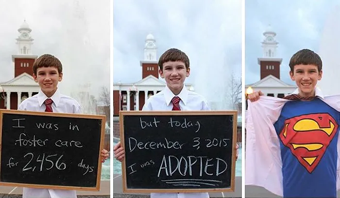 70 Heartwarming Pics Of Children Who Were Just Adopted