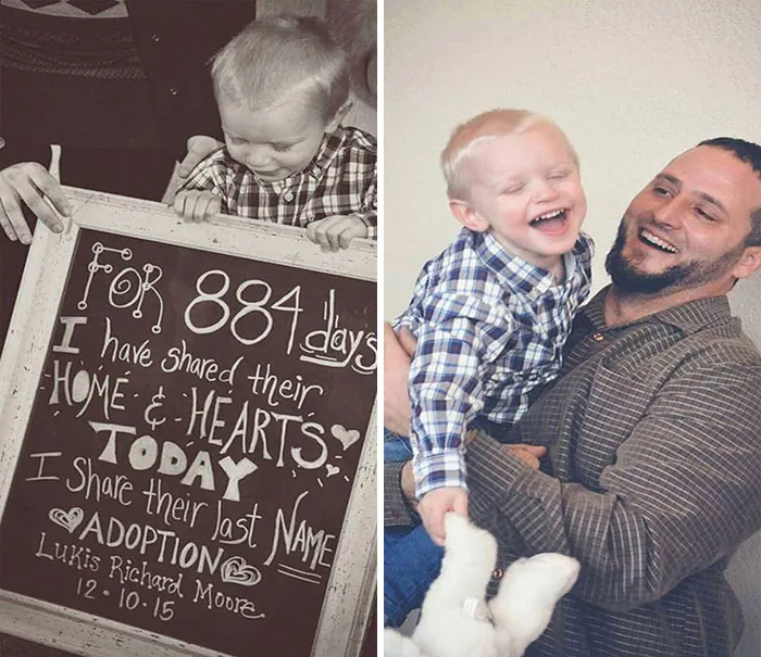 70 Heartwarming Pics Of Children Who Were Just Adopted