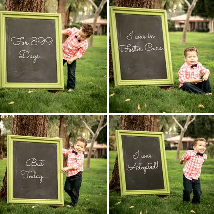 70 Heartwarming Pics Of Children Who Were Just Adopted
