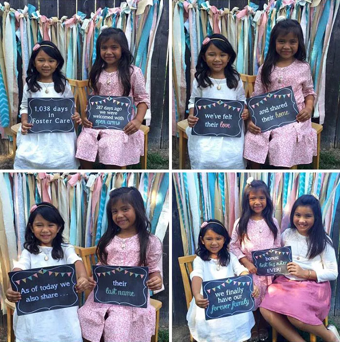 70 Heartwarming Pics Of Children Who Were Just Adopted
