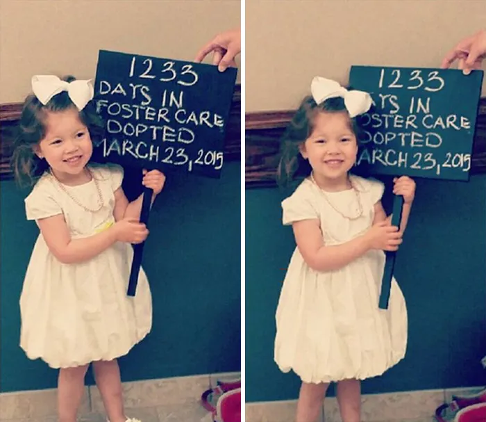 70 Heartwarming Pics Of Children Who Were Just Adopted