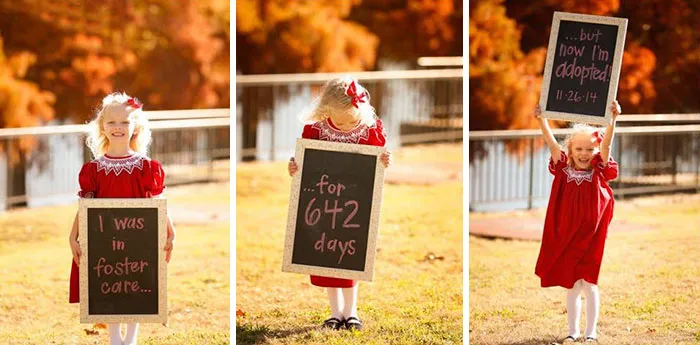 70 Heartwarming Pics Of Children Who Were Just Adopted