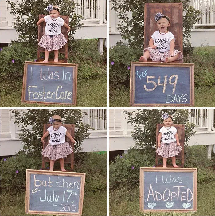 70 Heartwarming Pics Of Children Who Were Just Adopted