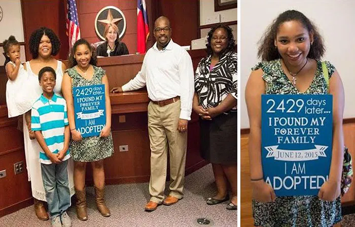 70 Heartwarming Pics Of Children Who Were Just Adopted