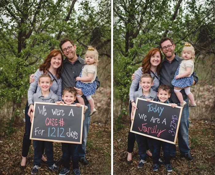 70 Heartwarming Pics Of Children Who Were Just Adopted