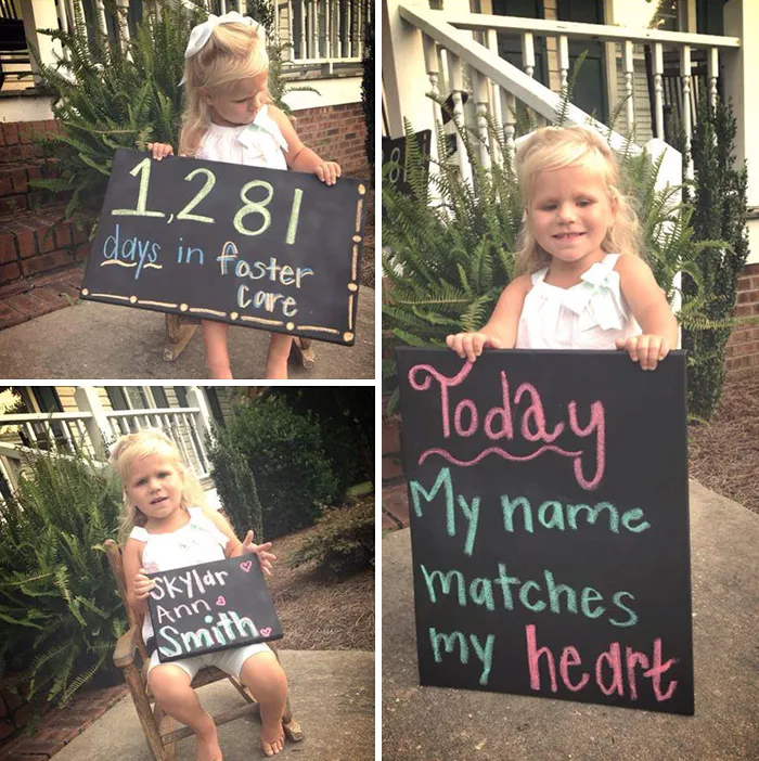 70 Heartwarming Pics Of Children Who Were Just Adopted