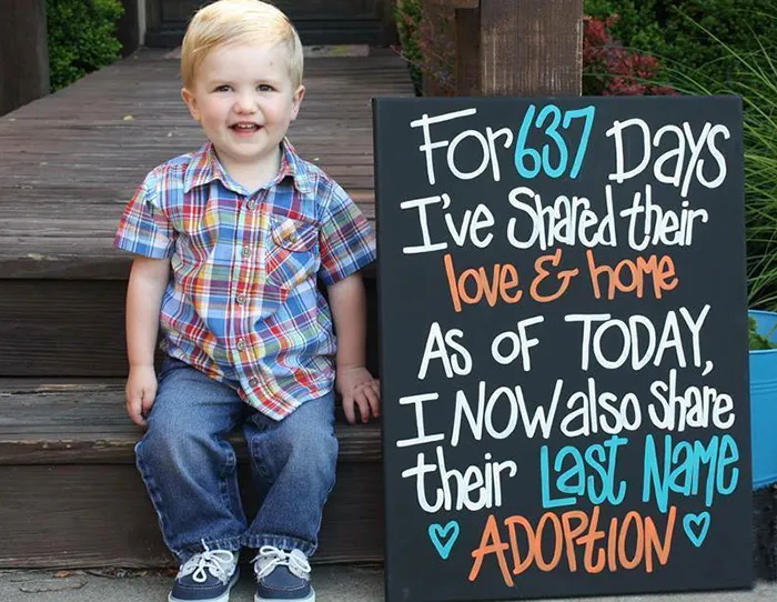 70 Heartwarming Pics Of Children Who Were Just Adopted