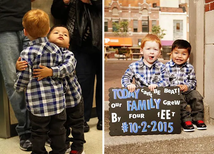 70 Heartwarming Pics Of Children Who Were Just Adopted