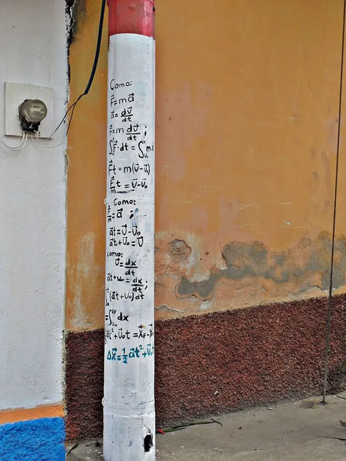 I Live In Guatemala, And This Was Across The Street From The Window Of A School. That's One Way To Cheat