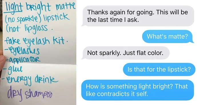 Girl Asks Boyfriend To Buy Makeup, Regrets Her Decision Immediately
