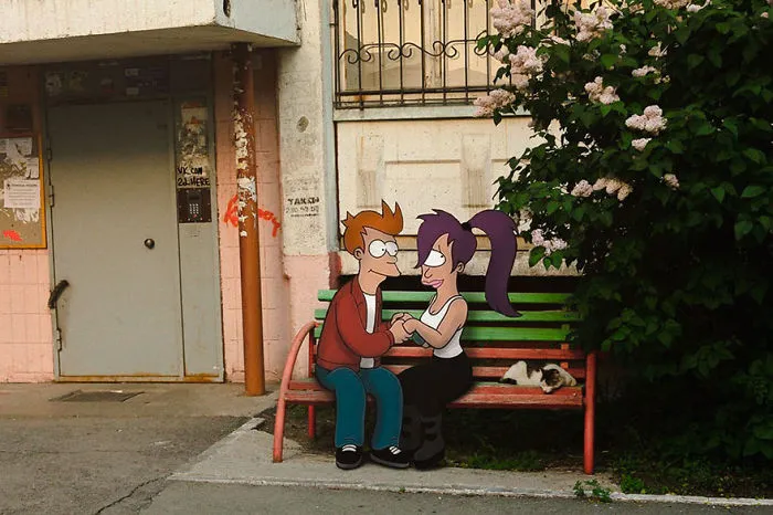 Cartoon Characters Added To Real Life By Russian Artists