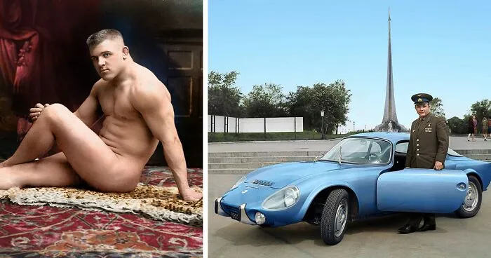 67 Old Colorized Photos Reveal The Life Of Russian People Between 1900-1965