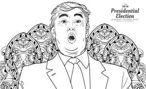 I Turned The 2016 Presidential Candidates Into Adult Coloring Book Pages