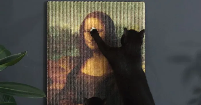 Cats Can Finally Destroy Priceless Artwork With These Masterpiece Scratching Posts