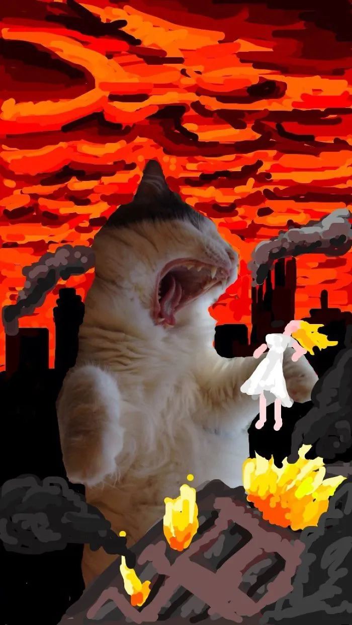 Snapcats: I Draw My Cats Into Comical Situations Using Snapchat