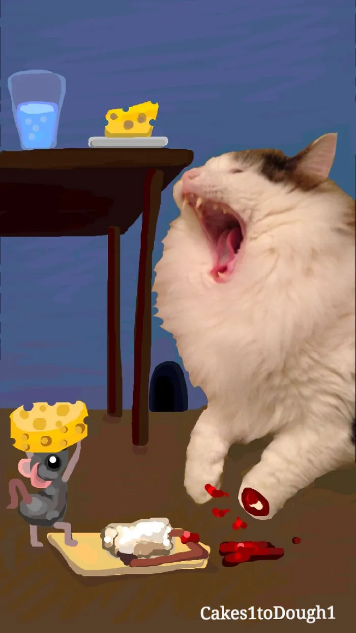 Snapcats: I Draw My Cats Into Comical Situations Using Snapchat