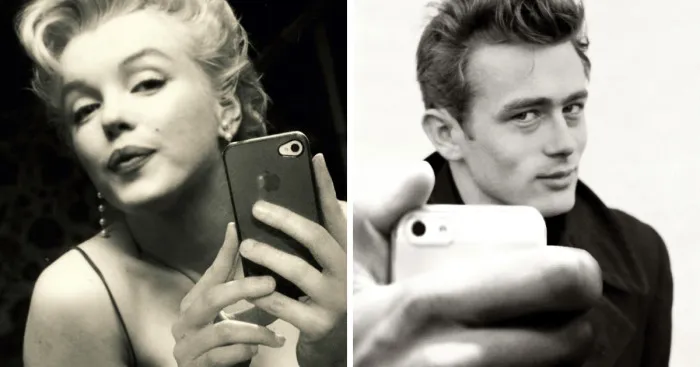 I Imagined People From The Past Taking Selfies