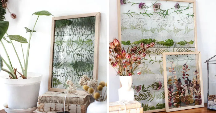 I Create Art From Dried Leaves And Flowers