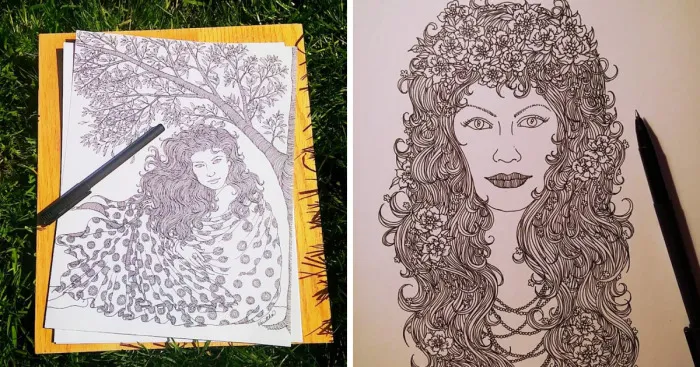 Coloring Books Cost A Bit Too Much So I Draw My Own Coloring Pages