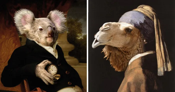 Animals Take Over Famous Artworks From The Renaissance