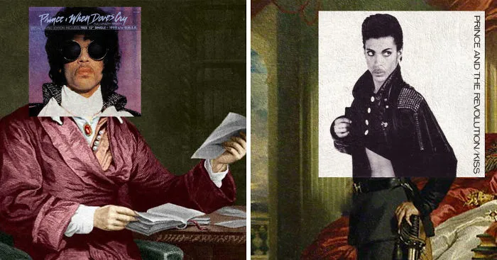 I Combined Prince’s Album Covers With Classical Paintings As A Tribute