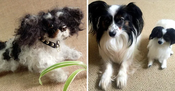I Needle Felt Lookalike Portraits Of Dogs
