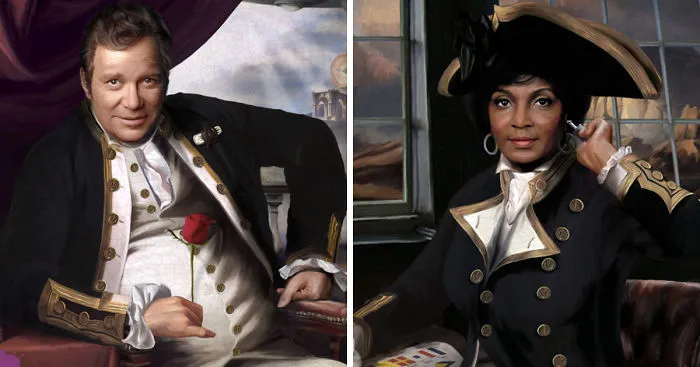 I Reimagined The Original Star Trek Crew In Old Naval Uniforms