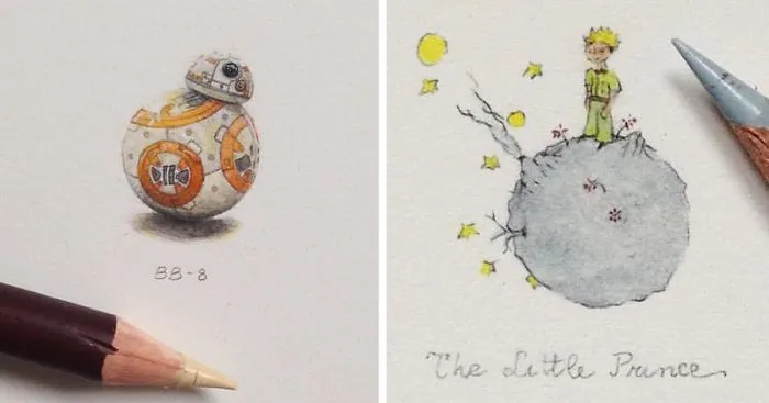 Tiny Pop Culture Drawings Inspired By Movies I've Recently Watched