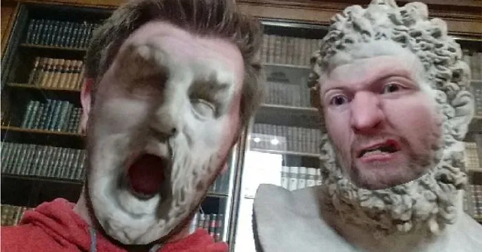 My Friend Went To The Museum And Tried Face Swap, The Result Is Hilarious (11 Pics)