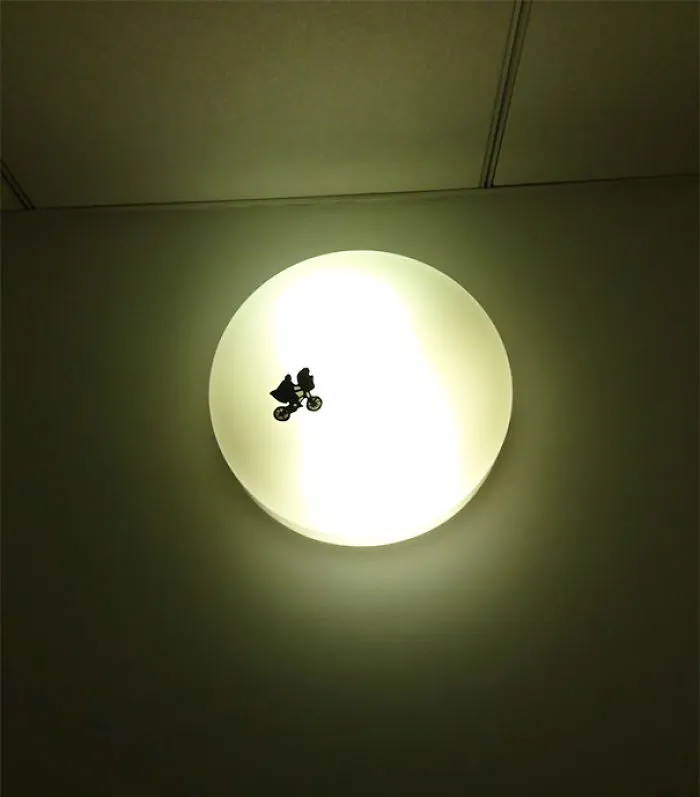 To Whoever Put This On The Men's Bathroom Light. You're A Genius, Sir!
