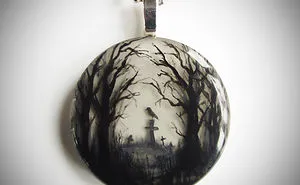 I Paint Miniature Scenes With Pins And Tiny Brushes In Resin.