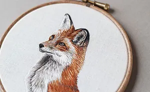 I Transform Pets Into Hand-Embroidered Portraits