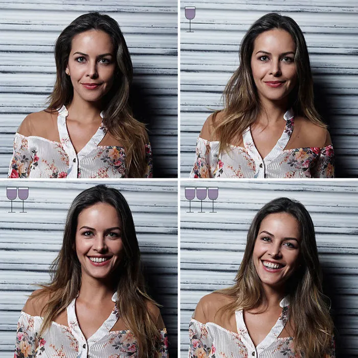 How People Look After 1, 2, and 3 Glasses Of Wine
