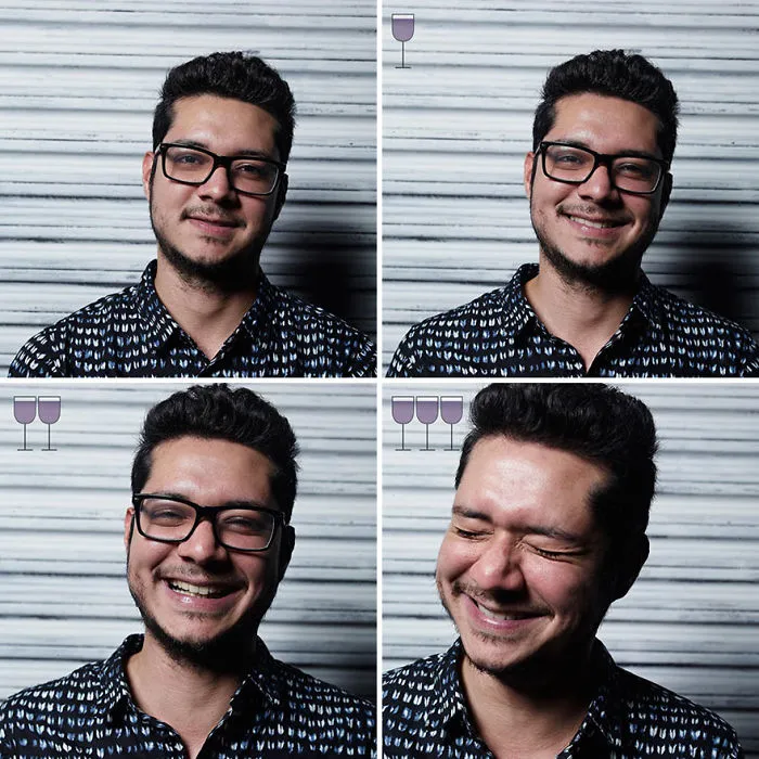 How People Look After 1, 2, and 3 Glasses Of Wine