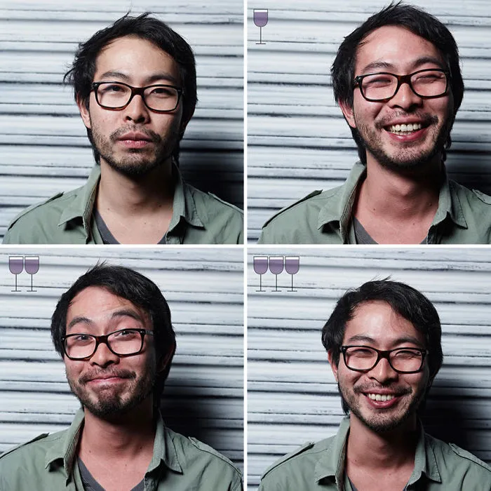 How People Look After 1, 2, and 3 Glasses Of Wine