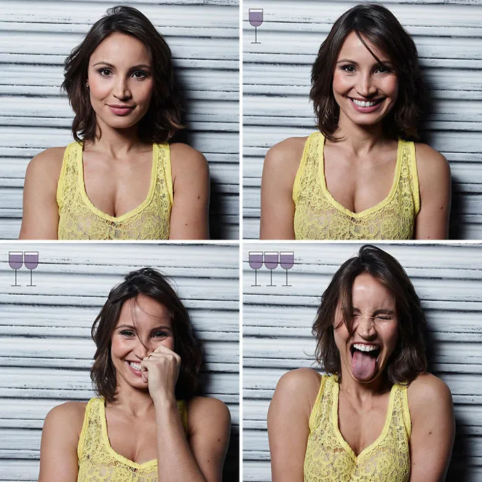 How People Look After 1, 2, and 3 Glasses Of Wine