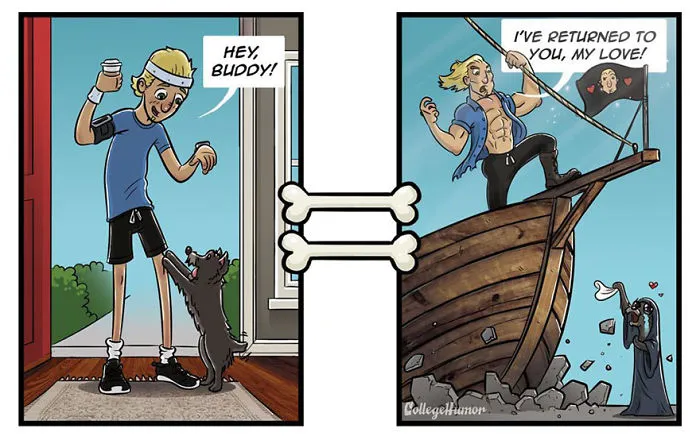 How Dogs See The World In 7 Funny Illustrations