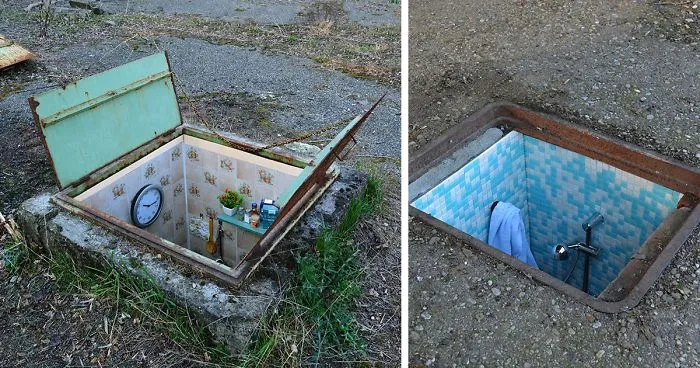 Secret Rooms Installed Inside Abandoned Manholes In Milan