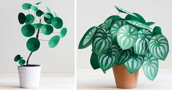 I Couldn't Grow Real Plants So I Made These Paper Ones