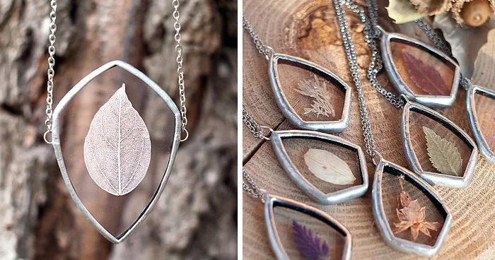 Artist Preserves The Beauty Of Nature In Pressed Glass Jewelry
