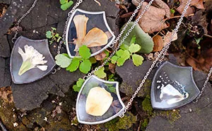 Artist Preserves The Beauty Of Nature In Pressed Glass Jewelry