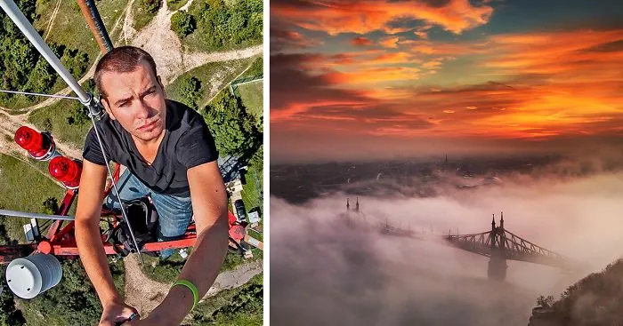 I Risk My Life To Photograph My Hometown Budapest From The Best Angle