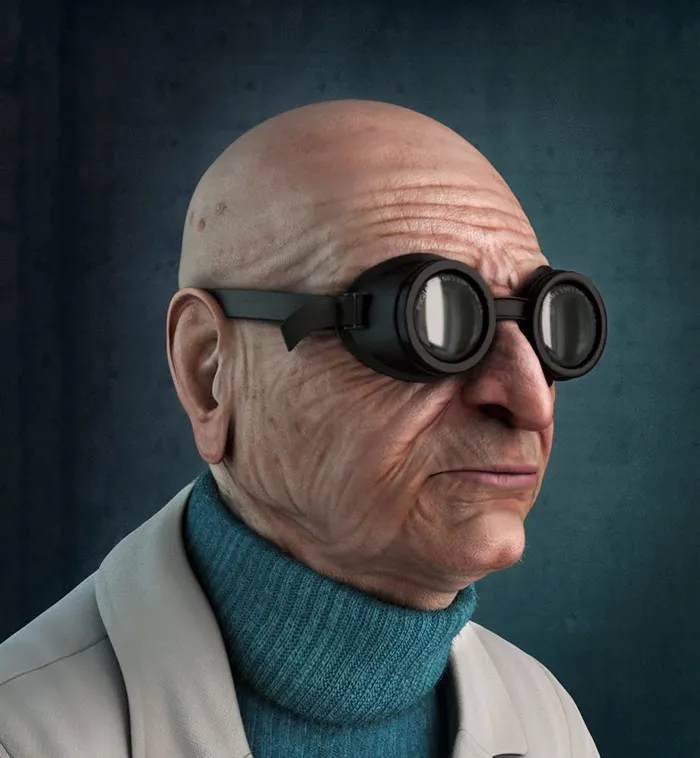 Profesor Hubert J. Farnsworth de Futurama