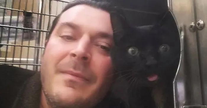 Truck Driver Stops To Save A 'Dead' Cat And Ends Up Adopting Him