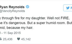 Ryan Reynolds’ Hilariously Honest Tweets About His Daughter Are Even Better Than Deadpool
