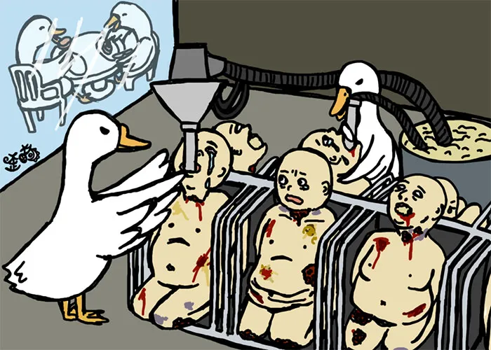 53 Shocking Illustrations Reveal How Animals Feel By Switching Them With Humans