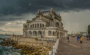 12 Dramatic Pictures Of Black Sea Coast And Old Casino Building In Romania